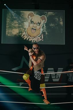 Il wrestler Leonardo 'Pan' Della Bella